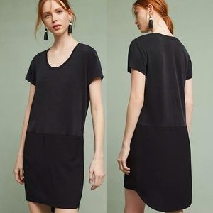 Anthropology Dolan Loren black top with peplum